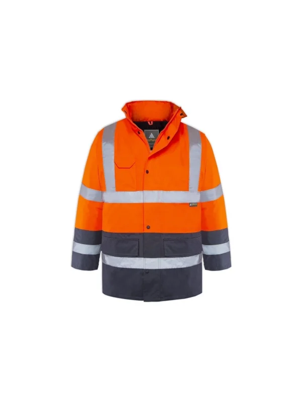 Myform Yüksek Görünürlük Iki Ton Astarlı Mont Parka