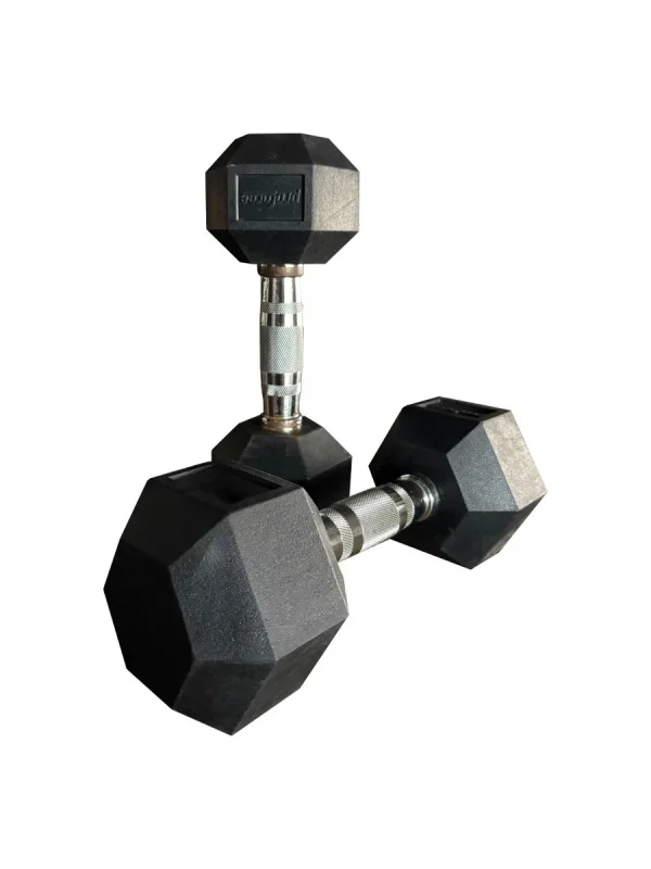 OLİMPİK KAUÇUK KAPLI KÖŞELİ DUMBELL