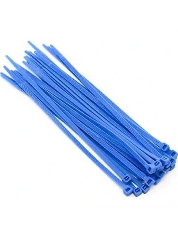 Omega 100x2.5 mm Mavi Kablo Bağı