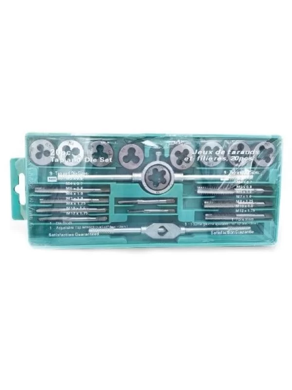 OMEGA TOOLS KLAVUZ - PAFTA TAKIMI 20 PARÇA