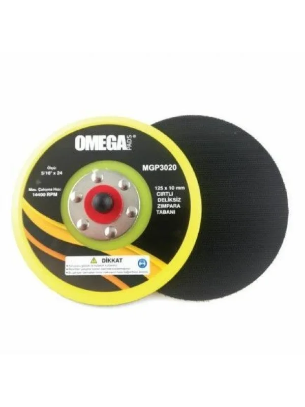 OMEGA ZIMPARA TABANI CIRTLI DELİKSİZ 5/16 125*10 mm