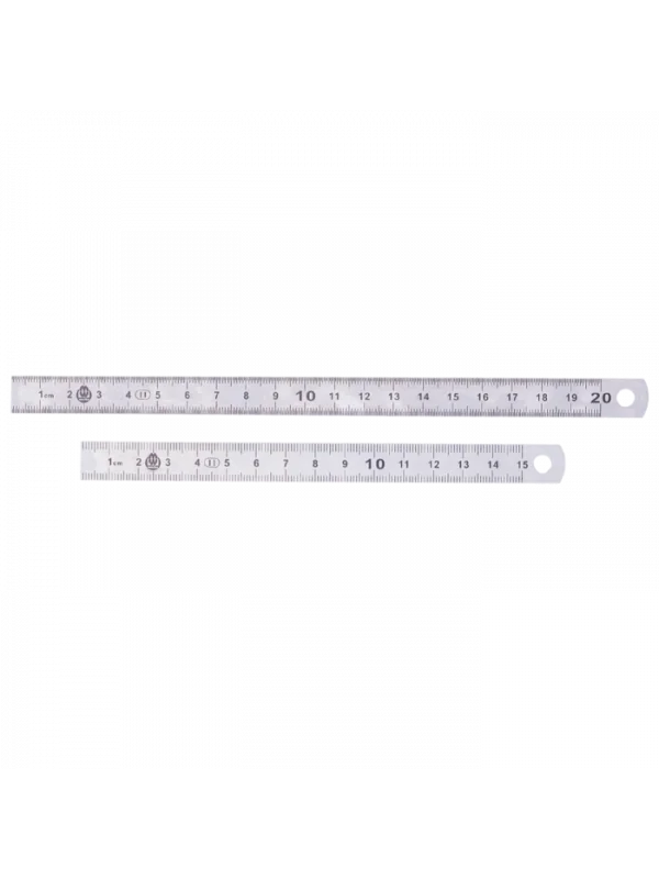 Orta Sert Paslanmaz Çelik Cetvel