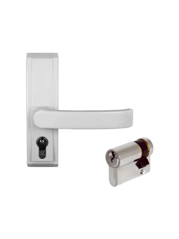 Panik Bar Dış Kol Barelli Yüzey Montajlı Naturel Gri Boyalı