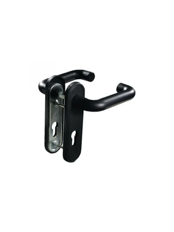 Hepsicinde Panik Bar Plastik Dış Kol Barelli Yüzey Montajlı Siyah Plastik