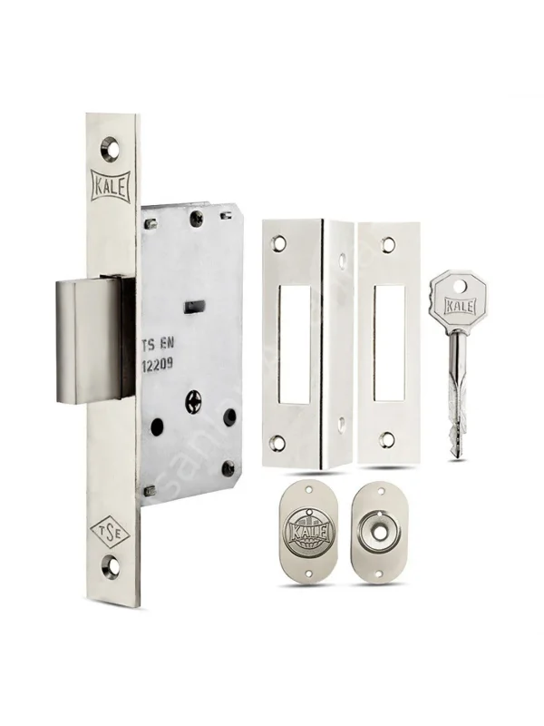 Prazis Silindirli Emniyet Kilidi 2 Turlu (3 Anahtarlı) - NİKEL