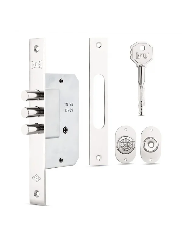 Prazis Silindirli Emniyet Kilidi 3 Milli (3 Anahtarlı) - NİKEL