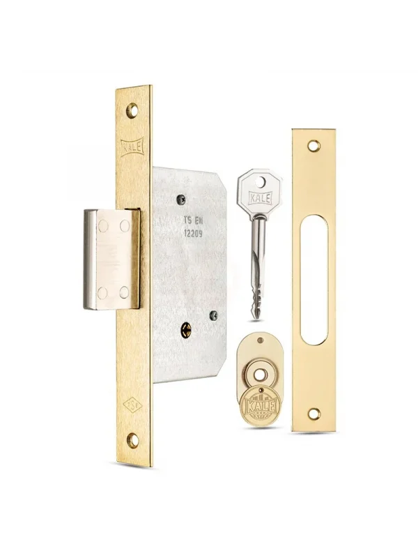 Prazis Silindirli Emniyet Kilidi 4 Milli (3 Anahtarlı) - SARI