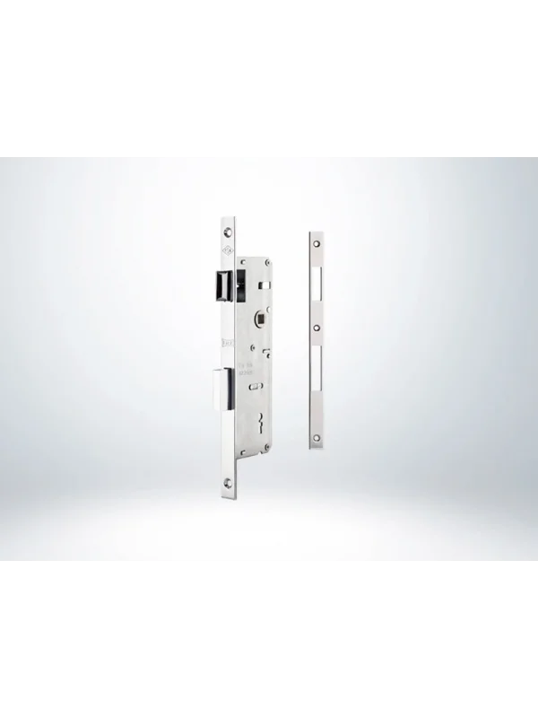 PVC Doğrama için İç Oda Kapı Kilidi Dar Tip - KROM