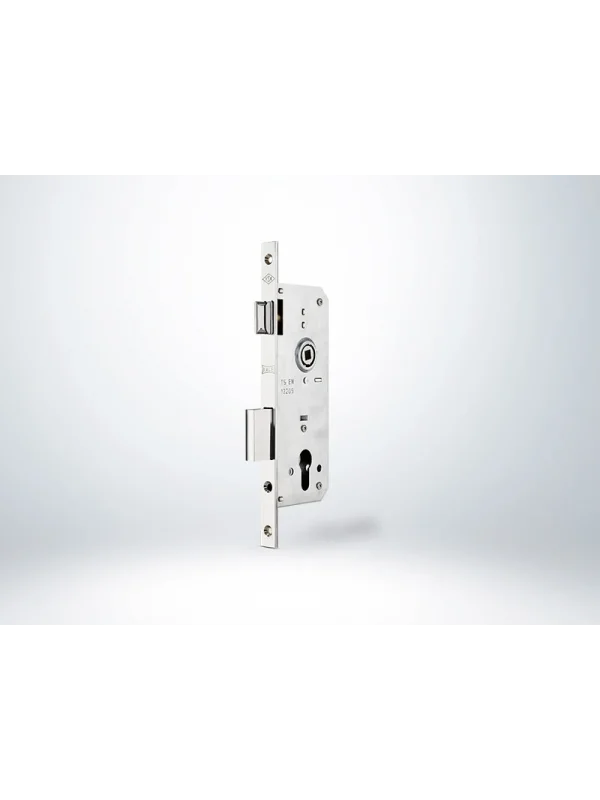 PVC Doğrama İçin Silindirli Kapı Kilidi Rozet Delikli - KROM