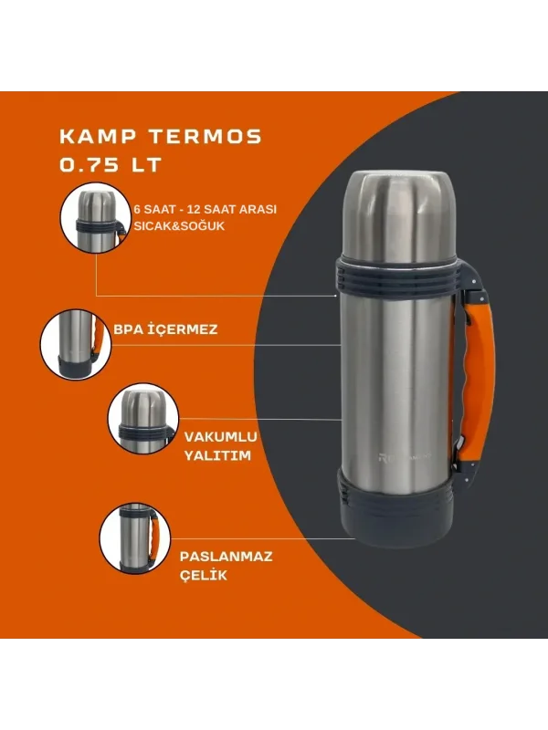 ROX CAMPING 0.75 LT KAMP TERMOS