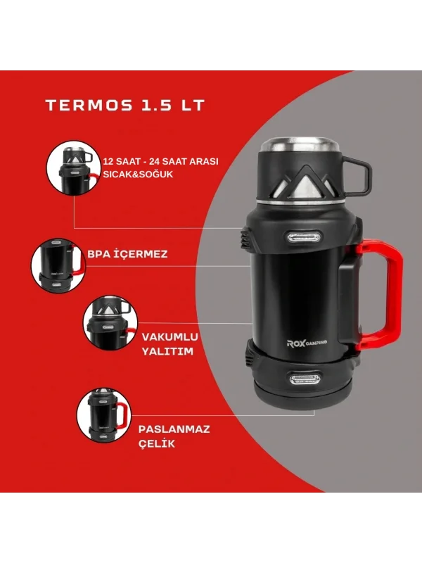 ROX CAMPING 1.5 LT KAMP TERMOS