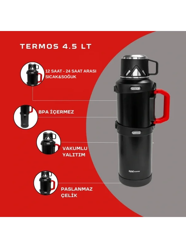 ROX CAMPING 4.5 LT KAMP TERMOS