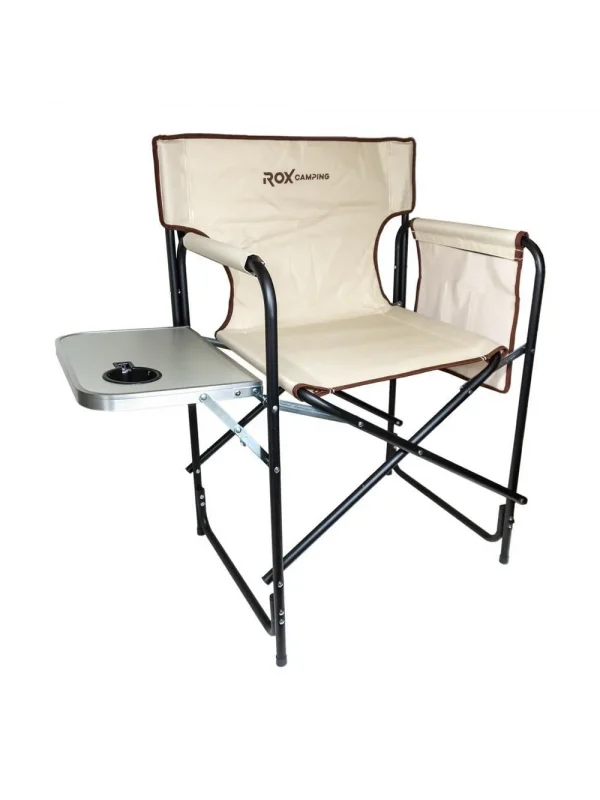ROX CAMPING FONKSİYONEL SEHPALI KAMP SANDALYESİ - BEJ
