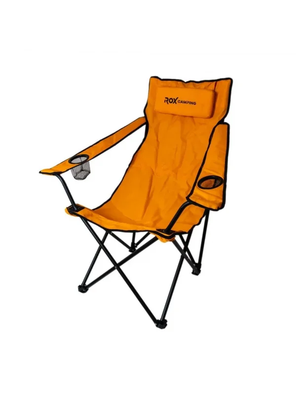ROX CAMPING KATLANIR KAMP SANDALYESİ - TURUNCU