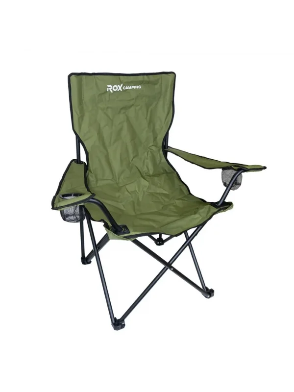ROX CAMPING KATLANIR KAMP SANDALYESİ - YEŞİL
