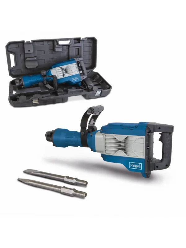 Scheppach AB1900 Elektirikli Kırıcı – 60 Joule Darbe Gücü, 1900W Motor, Profesyonel Beton ve Taş Kırıcı