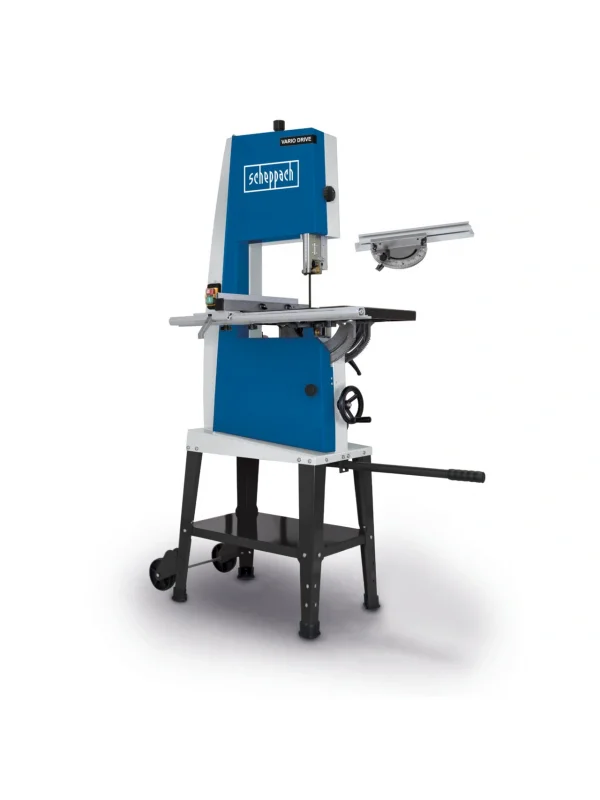 Scheppach BASA3 Şerit Testere – 1100 W, 205 mm Kesim Yüksekliği, Pik Döküm Tabla
