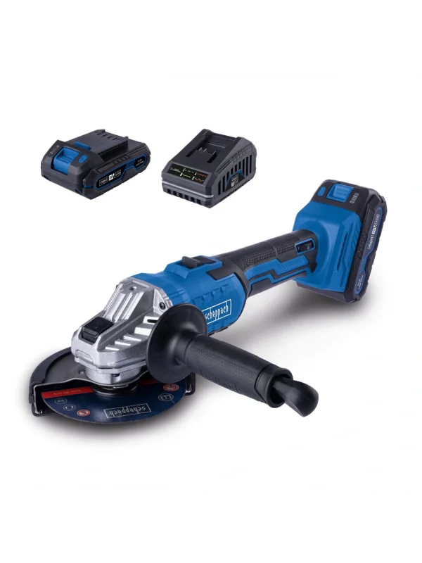 Scheppach C-AG125 2x4Ah Akülü Avuç Taşlama