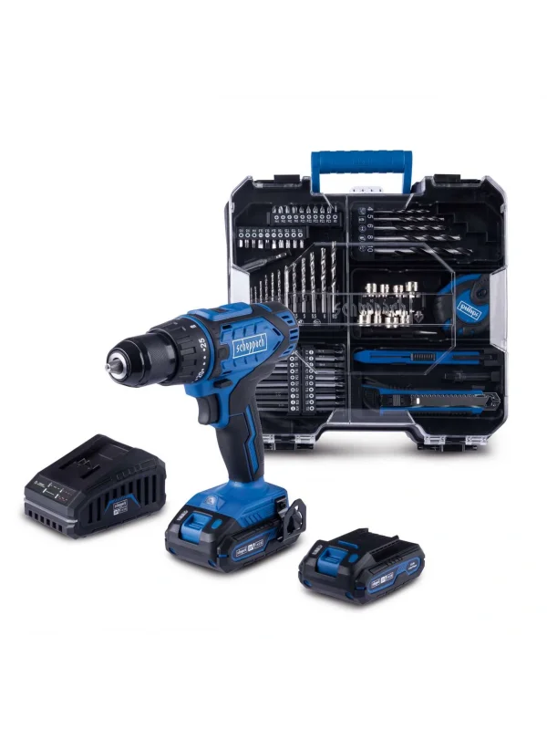 Scheppach C-DTB74/2 Akülü Delme ve Vidalama Seti