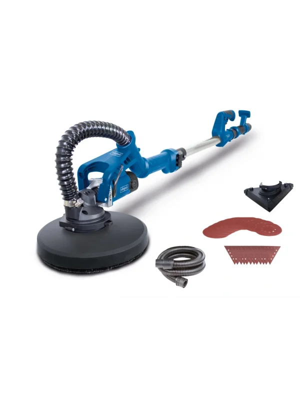 Scheppach DS930 Alçıpan Zımpara Makinası – 710 W, Hız Kontrollü ve Çok Fonksiyonlu