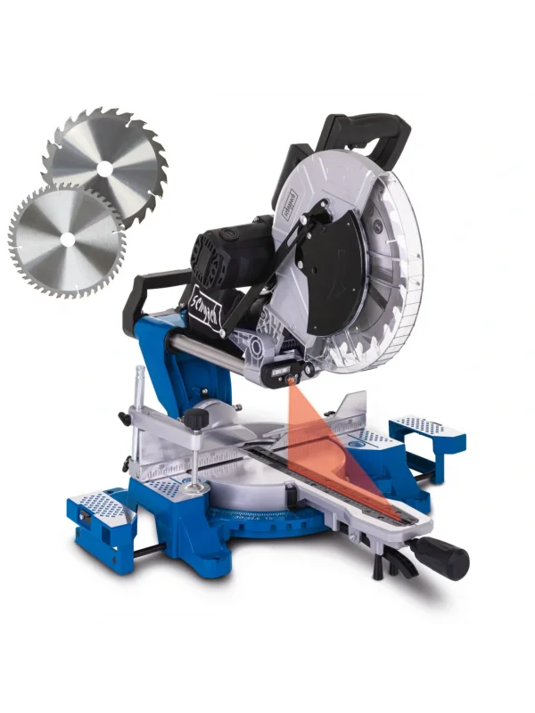 Scheppach HM140L Gönye Kesme Makinesi – 2000 W, 305 mm Bıçak, Lazer + LED