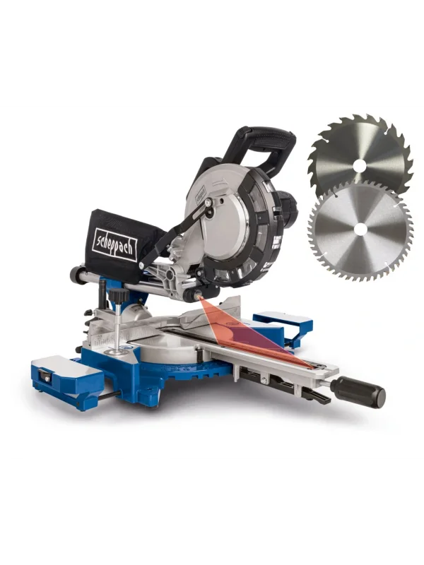 Scheppach HM216 Gönye Kesme Makinesi – 2000 W, 216 mm Bıçak, Lazerli