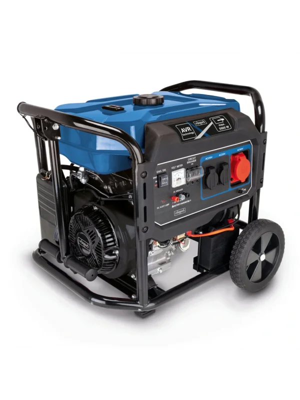 Scheppach SG7100X Benzinli Jeneratör – 5500 W, Trifaze, Elektrik Marşlı