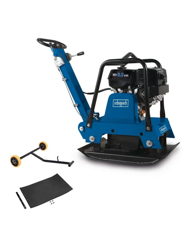 Scheppach HP3000S Zemin Sıkıştırma Makinesi – 9,0 HP Benzinli, 30500 N Sıkıştırma Basıncı