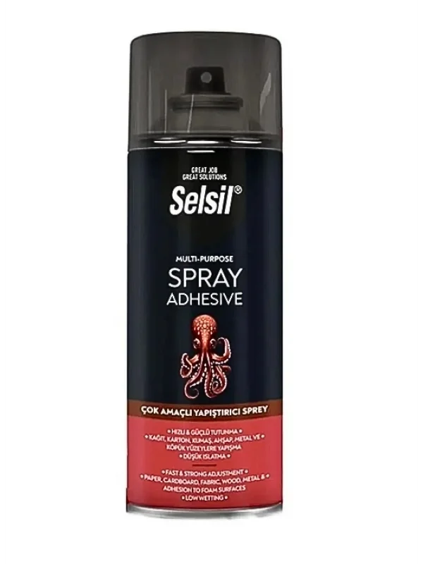 Selsil Çok Amaçlı Yapıştırıcı Sprey 400 ml