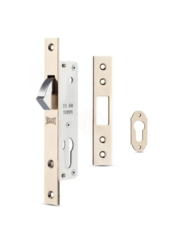 Silindirli Sürme Kapı Kilidi - NİKEL