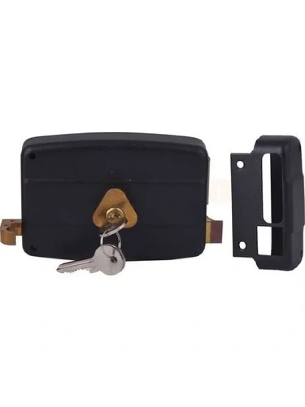 Silindirli Trajlı Daire Kilidi BLİSTERLİ - SİYAH