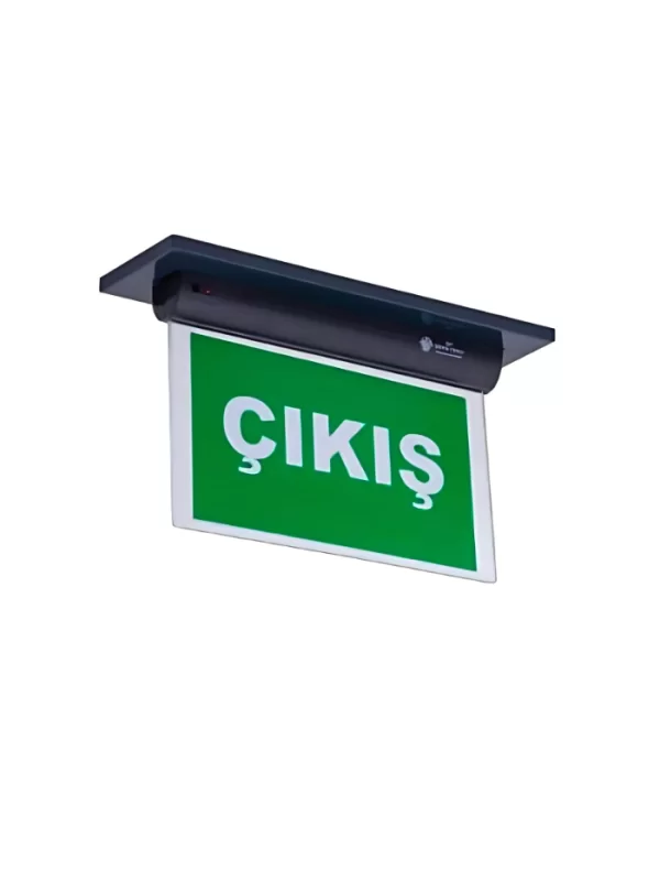 SIVA ÜSTÜ ACİL ÇIKIŞ YÖNLENDİRME ARMATÜRÜ MODEL KODU: GT-EXT-01B- XXX
