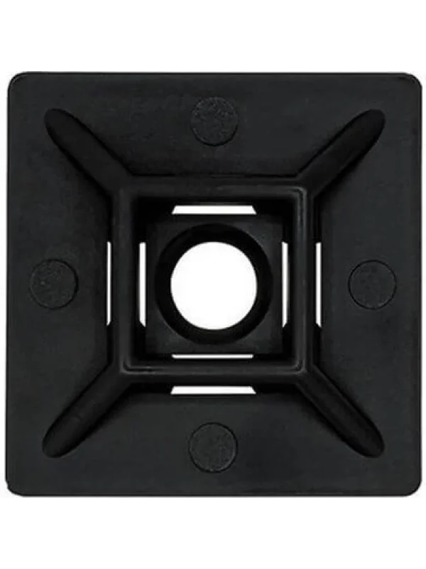 Siyah Yapışkanlı Kroşeler 100 Adet