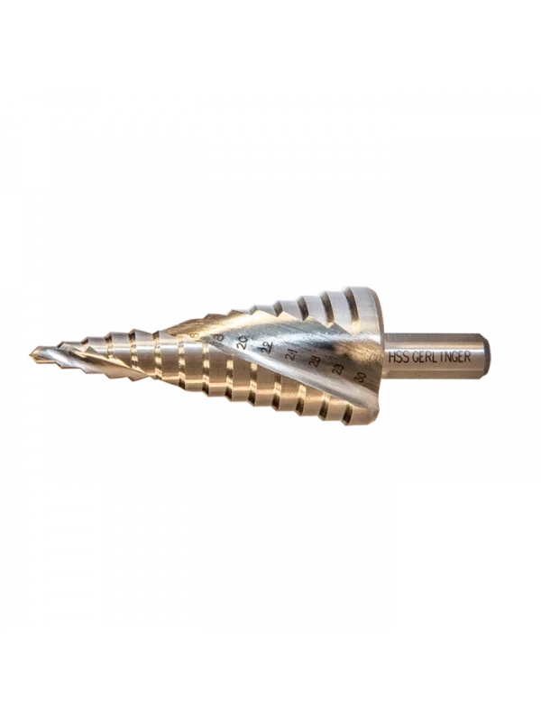 Yüksek Kaliteli Spiral Kanallı HSS Kademeli Matkap Uçları