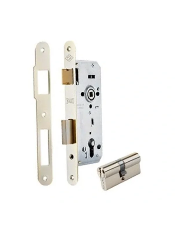 Standart Silindirli Daire Kilidi BLİSTERLİ - NİKEL