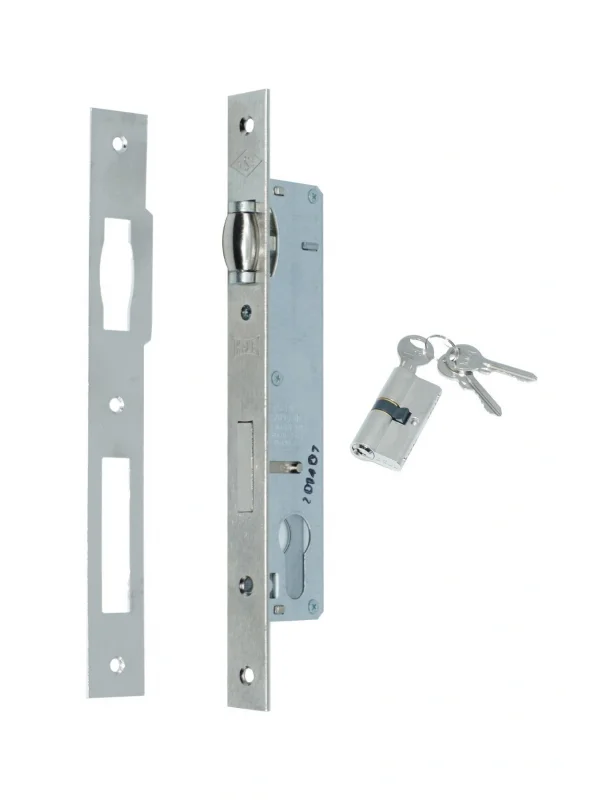 Standart Silindirli Daire Kilidi Makaralı - NİKEL