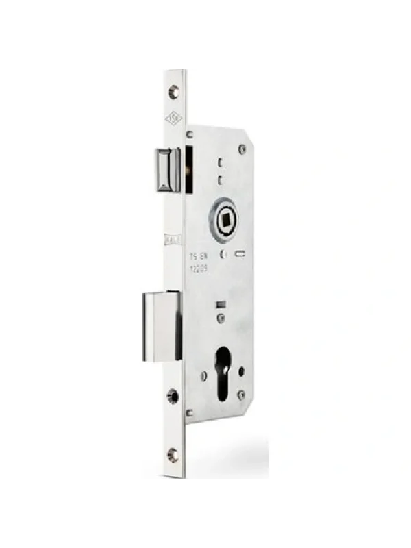 Standart Silindirli Daire Kilidi Rozet Delikli - OVAL NİKEL