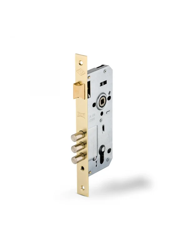 Standart Silindirli Daire Kilidi Rozet Delikli - SARI