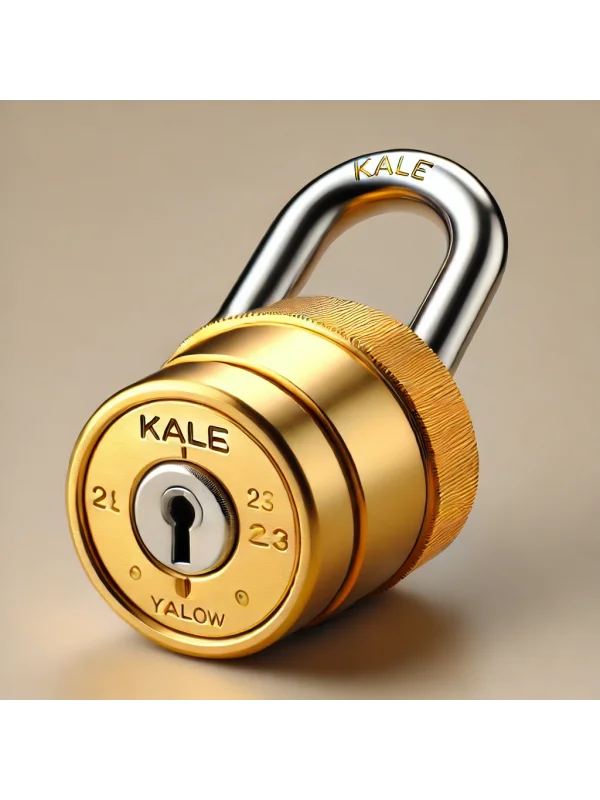 Standart Silindirli Daire Kilidi - SARI