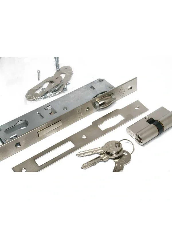 Standart Silindirli Düşme Dilli Dar Kilit - NİKEL