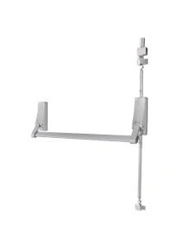 TEK KANAT DİK KİLİTLEMELİ PANİK BAR (BARELSİZ) (GRİ GÖVDE-GRİ BAR)