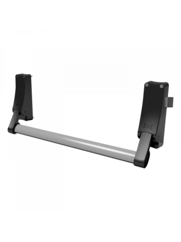 TEK KANAT DİK KİLİTLEMELİ PANİK BAR (BARELSİZ) (SİYAH GÖVDE-GRİ BAR)