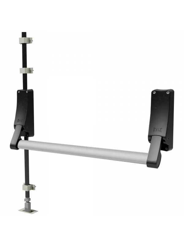 TEK KANAT PANİK KİLİT (BARELSİZ) (SİYAH GÖVDE-GRİ BAR)