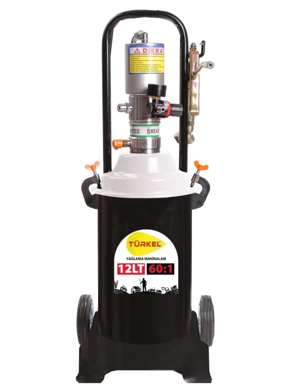Türkel 12 LT Gres Pompası 60:1 ile Hızlı ve Güvenilir Yağlamaya Hazır Olun!