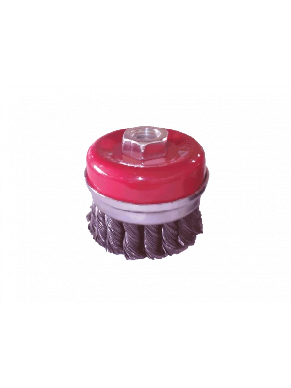 Hepsicinde Vidalı Burma Telli Kuşaklı Çanak Tel Fırça