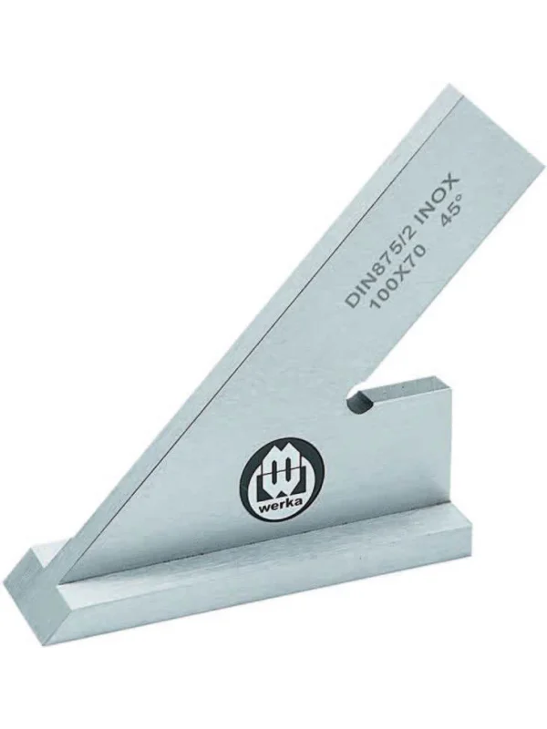 Werka 45° Şapkalı Gönye DIN875/2