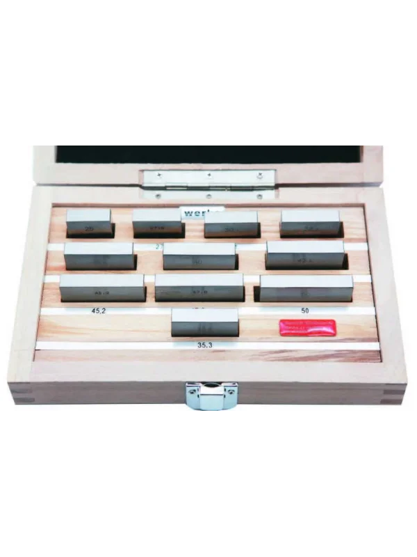Werka Çelik Blok Dış Çap Mikrometre Mastar Set