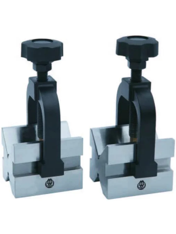 Werka Kelepçeli V-Blok Seti - Karbon Çeliği