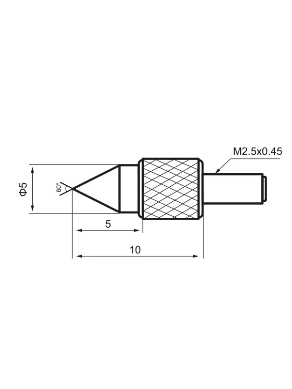 Çelik Konik Sivri Temas Ucu L10