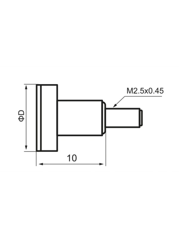 Werka Kompratör Çelik Düz Temas Uçları